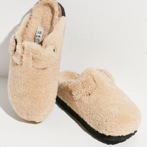 Birkenstock Papillio Boston Teddy Shearling  Sz EU 7